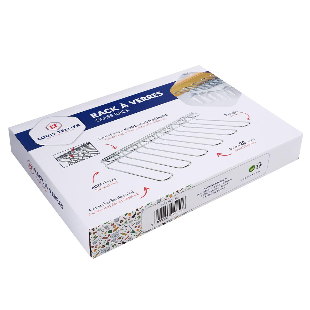 Amazon｜5列 ワイングラス ラック｜グラスホルダー オンライン通販